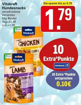 WEZ Vitakraft Hundesnacks Angebot