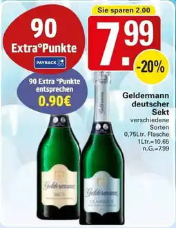 WEZ Geldermann deutscher Sekt Angebot