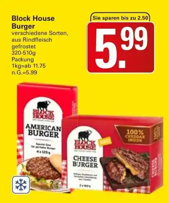 WEZ Block House Burger Angebot