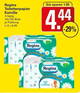 WEZ Regina Toilettenpapier Kamille Angebot