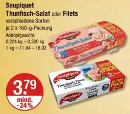 V Markt Saupiquet Thunfisch-Salat oder Filets Angebot