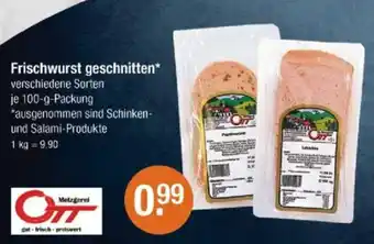 V Markt OTT Frischwurst geschnitten Angebot