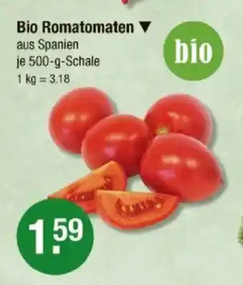 V Markt Bio Romatomaten Angebot