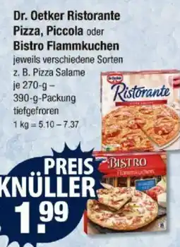 V Markt Dr. Oetker Ristorante Pizza, Piccola oder Bistro Flammkuchen Angebot