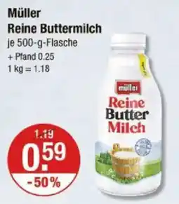 V Markt Müller Reine Buttermilch Angebot