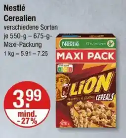 V Markt Nestlé Cerealien Angebot