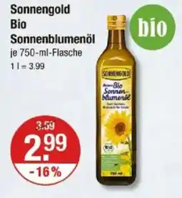 V Markt Sonnengold Bio Sonnenblumenöl Angebot