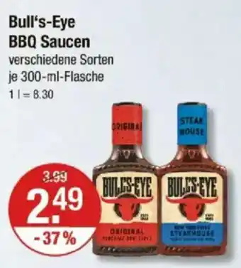 V Markt Bull's-Eye BBQ Saucen Angebot