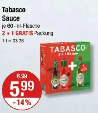 V Markt Tabasco Sauce Angebot