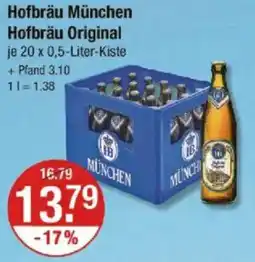 V Markt Hofbräu München Hofbräu Original Angebot