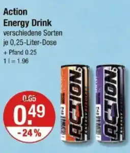 V Markt Action Energy Drink Angebot