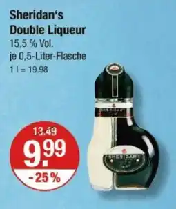 V Markt Sheridan's Double Liqueur Angebot