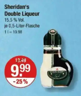 V Markt Sheridan's Double Liqueur Angebot