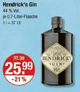 V Markt Hendrick's Gin Angebot