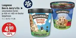 V Markt Langnese Ben & Jerry's Eis Angebot