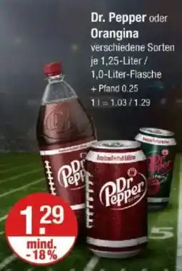 V Markt Dr. Pepper oder Orangina Angebot