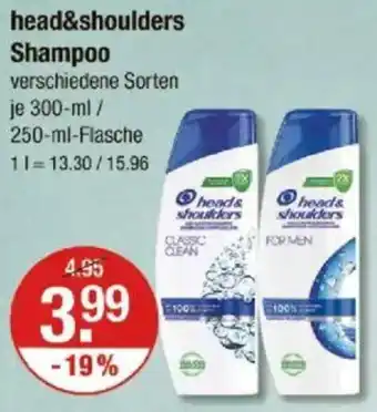 V Markt head&shoulders Shampoo Angebot