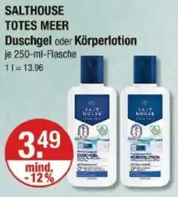 V Markt SALTHOUSE TOTES MEER Duschgel oder Körperlotion Angebot