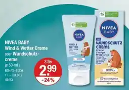 V Markt NIVEA BABY Wind & Wetter Creme oder Wundschutz- creme Angebot