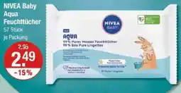 V Markt NIVEA Baby Aqua Feuchttücher Angebot