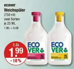 V Markt ecover Weichspüler Angebot