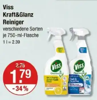 V Markt Viss Kraft&Glanz Reiniger Angebot