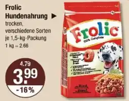 V Markt Frolic Hundenahrung Angebot