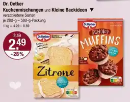 V Markt Dr. Oetker Kuchenmischungen und Kleine Backideen Angebot