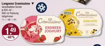 V Markt Langnese Cremissimo Angebot