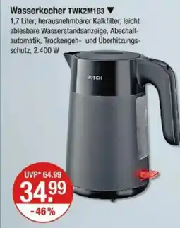 V Markt BOSCH Wasserkocher TWK2M163 Angebot