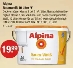 V Markt Alpina Raumweiß Angebot