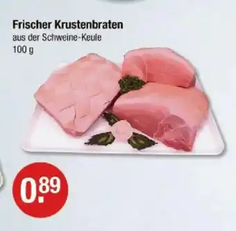 V Markt Frischer Krustenbraten Angebot