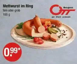 V Markt OTT Mettwurst im Ring Angebot