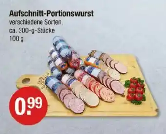 V Markt Aufschnitt-Portionswurst Angebot