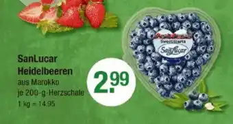 V Markt SanLucar Heidelbeeren Angebot