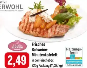 Feneberg PRIMA SCHWEIN Frisches Schweine- Minutenkotelett Angebot