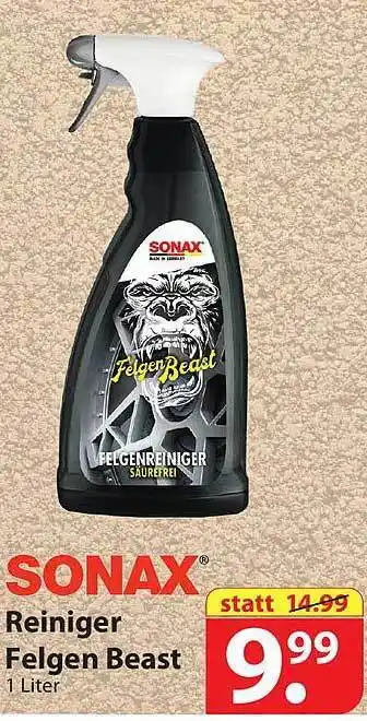 Famila Nord Ost Sonax Reiniger Felgen Beast 1L Angebot