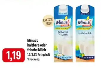 Feneberg Minus L haltbare oder frische Milch Angebot