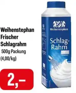 Feneberg Weihenstephan Frischer Schlagrahm Angebot