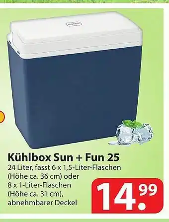 Famila Nord Ost Kühlbox Sun + Fun 25 Angebot