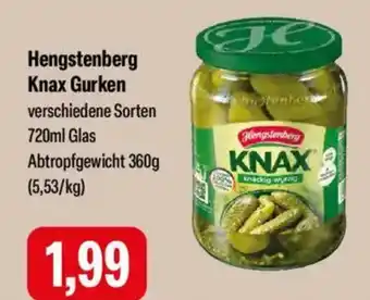 Feneberg Hengstenberg Knax Gurken Angebot