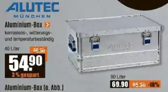 V Baumarkt ALUTEC MÜNCHEN Aluminium-Box Angebot