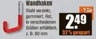 V Baumarkt Wandhaken Angebot