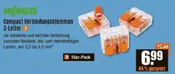 V Baumarkt WAGO Compact Verbindungsklemmen 3-Leiter Angebot