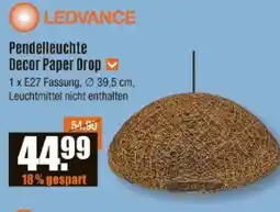 V Baumarkt LEDVANCE Pendelleuchte Decor Paper Drop Angebot