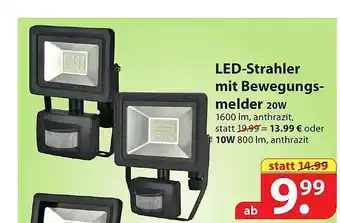 Famila Nord Ost Led-strahler Mit Bewegungsmelder Angebot