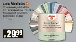 V Baumarkt Alpina Feine Farben Angebot