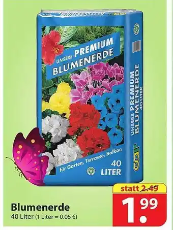 Famila Nord Ost Blumenerde 40L Angebot