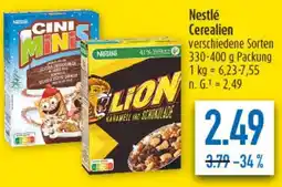 diska Nestlé Cerealien Angebot