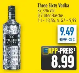 diska Three Sixty Vodka Angebot